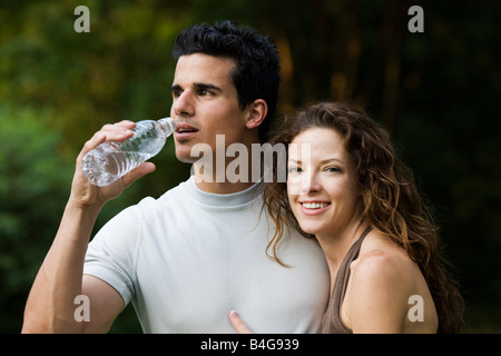 Ritratto di una giovane coppia Foto Stock
