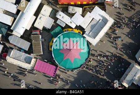 Vista aerea di una fiera, Germania Foto Stock