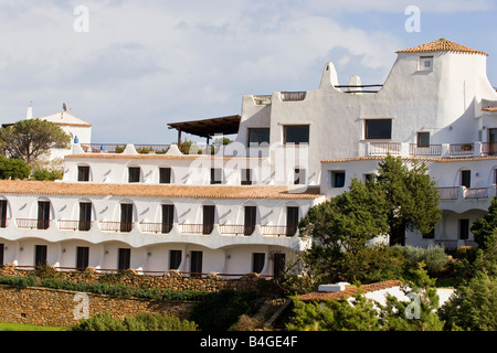 Hotel turistico a Porto Cervo , Costa Smeralda, Sardegna, Italia , in Europa Foto Stock