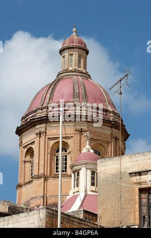 Cavalieri' chiesa di St Lawrence, Vittoriosa, Malta Foto Stock