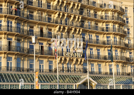 Il Grand Hotel, Brighton. Foto Stock