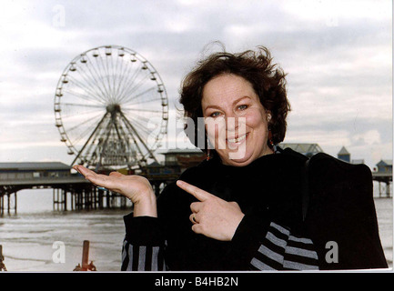 Pam Ferris attrice in Blackpool Foto Stock