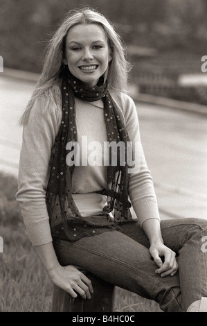 Pamela Stephenson attrice e comedienne nel novembre 1980 Stephenson stelle in non nove o Clock News programma televisivo Foto Stock