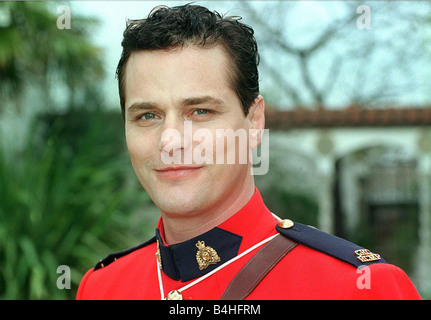 Paolo attore lordo come Constable Benton Fraser Marzo 1998 della Royal Canadian polizia montata in serie TV grazie a sud Foto Stock