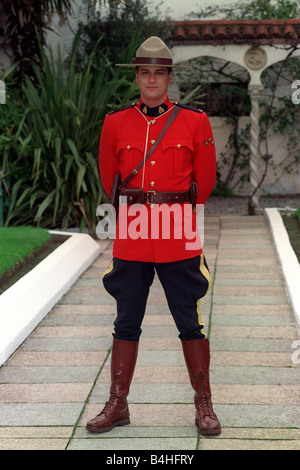 Paolo attore lordo come Constable Benton Fraser Marzo 1998 della Royal Canadian polizia montata in serie TV grazie a sud Foto Stock