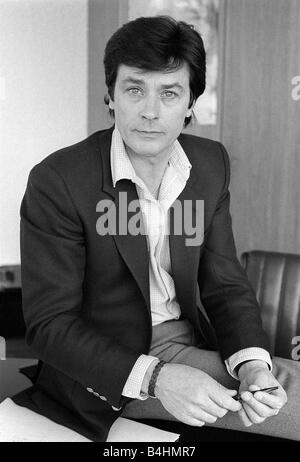 Alain Delon Maggio 1983 attore francese Foto Stock