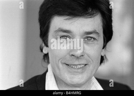 Alain Delon Maggio 1983 attore francese Foto Stock