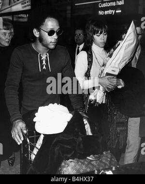 Jane Fonda actrice americano e Michael Hunter 1971 esercito americano veterano sergente Foto Stock