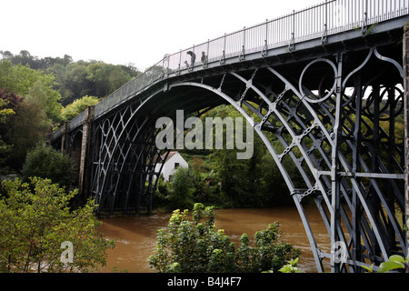 Il ponte di Ironbridge, Shropshire, Regno Unito Foto Stock