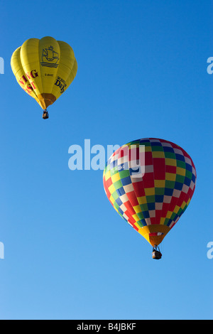 I palloni ad aria calda, Northampton Balloon Festival, Northamptonshire, England, Regno Unito Foto Stock