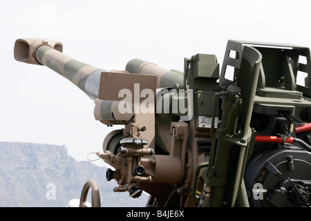 Un 155mm G5 howitser della South African National Defence Force Foto Stock