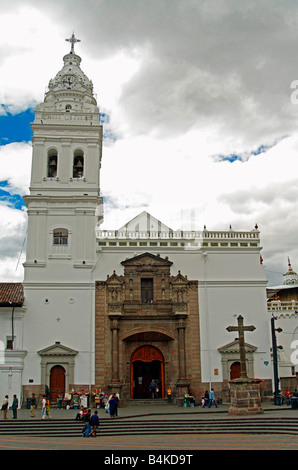 Chiesa di Santo Domingo, Quito, Ecuador. Foto Stock