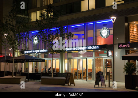 Gourmet Burger Kitchen - il gruppomozzo:mk - Milton Keynes - Buckinghamshire Foto Stock