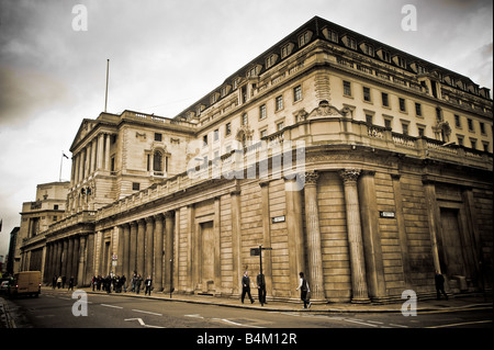 Banca d'Inghilterra edificio Threadneedle Street London REGNO UNITO Foto Stock