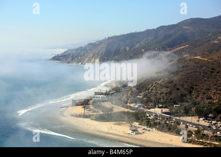 Nebbia di Malibu Foto Stock