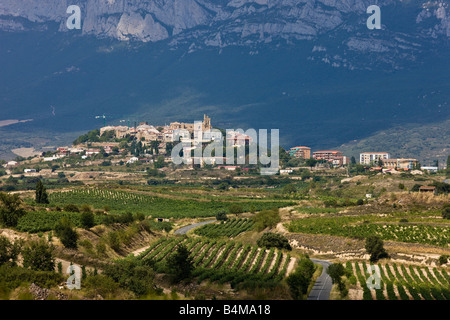 LaGuardia è una città della Rioja Alavesa vino regione nel nord della Spagna centrale Foto Stock