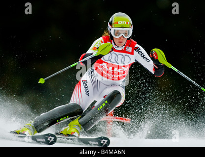 HOSP Nicole Österreich - Weltcup Slalom Ofterschwang 27 01 2008 Foto Stock