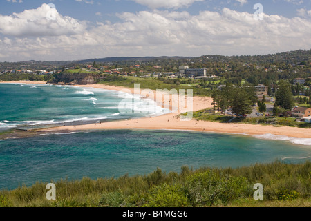 Bacino e Mona Vale spiagge,costa est di Sydney , Australia Foto Stock