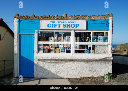 Un piccolo negozio di articoli da regalo in lizard point, Cornwall, Regno Unito Foto Stock