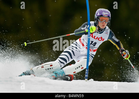 Maria Riesch Deutschland - Weltcup Slalom Ofterschwang 27 01 2008 Foto Stock