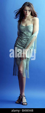 Beverley Turner Febbraio 2002 il presentatore TV Foto Stock