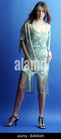 Beverley Turner Febbraio 2002 il presentatore TV Foto Stock