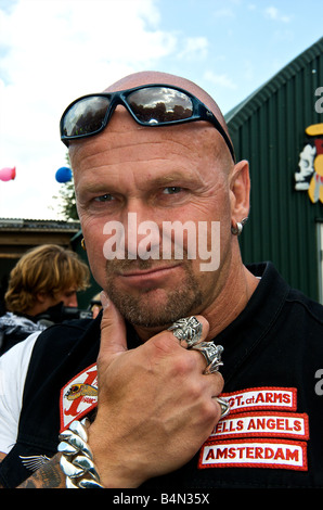 Paesi Bassi Amsterdam Angeli luogo Hells Angels clubhouse Foto Stock