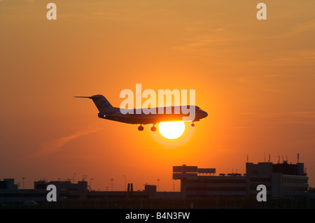 Holland Schiphol piano discendente Foto Stock