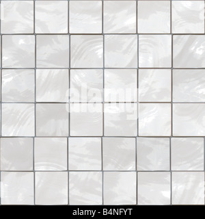 Bagno bianco piastrelle questo sfondo piastrelle senza problemi Foto Stock