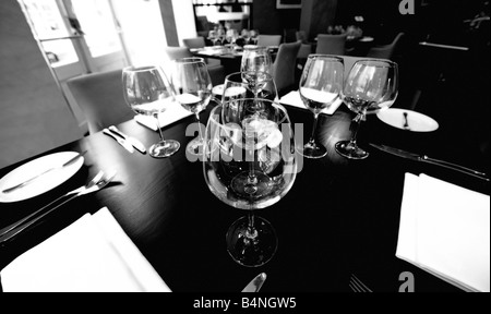 Purnell's Restaurant in Cornwall Street di Birmingham. Interno del ristorante Foto Stock