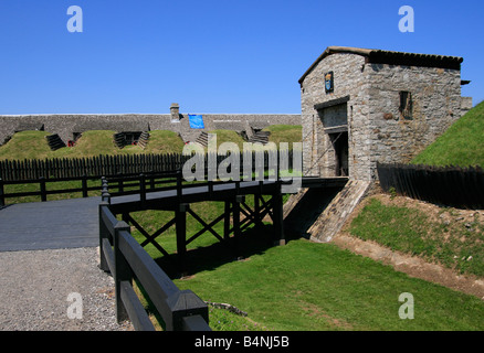 North Redoubt at Old Fort Niagara State Historic Site in Youngstown New York NY pictures images photos photograph horizontal in USA US hi-res Foto Stock