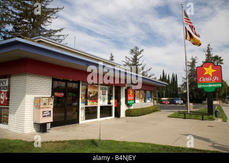 Carls Jr Burrito verde ristorante a San Jose California USA Foto Stock