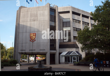 Civic Offices Woking Borough Consiglio Surrey Foto Stock