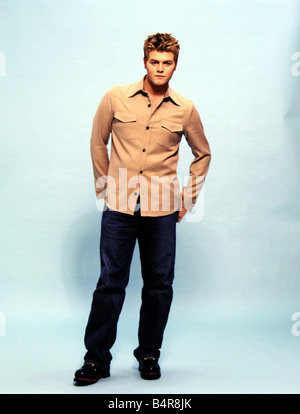 Brian McFadden Westlife Dicembre 2002 Foto Stock