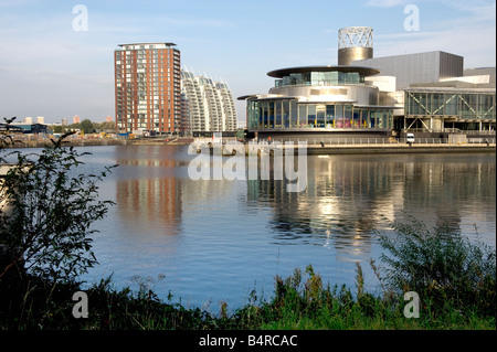 Quays Theatre a Salford Quays Foto Stock