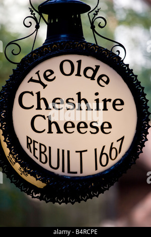 Ye Olde Cheshire Cheese Public House Fleet Street London Foto Stock