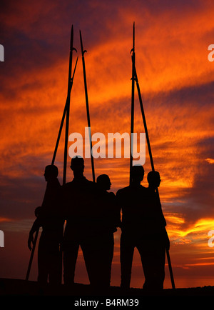 1798 Pikemen di New Ross, Co. Wexford Foto Stock