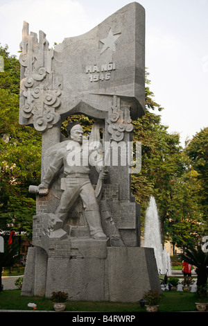 Park ad Hanoi, Vietnam del nord Foto Stock