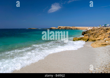 Is Arutas spiaggia la Penisola del Sinis Sardegna Italia Foto Stock