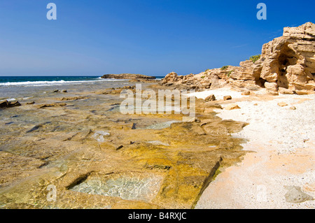 Is Arutas spiaggia la Penisola del Sinis Sardegna Italia Foto Stock