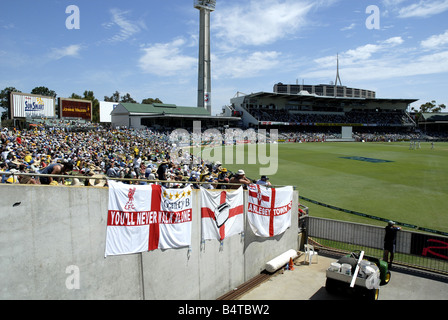 Banner in Australia contro l'Inghilterra Test Match, Perth, Western Australia Foto Stock