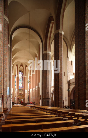 Szczecin (Stettino), Katedra pw. Sw. Jakuba (Jakobikirche), Dom St. Jakob, Blick nach Osten Foto Stock