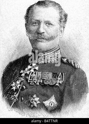 Einem, Karl Wilhelm von, 1.1.1853 - 7.4.1934, generale tedesco, ritratto, incisione in legno, circa 1904, , Foto Stock
