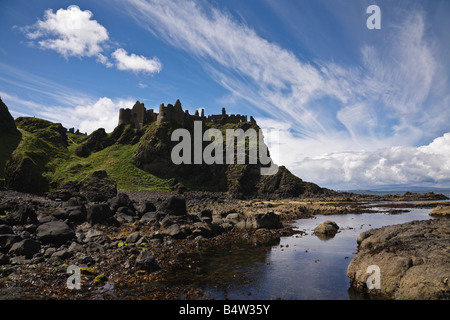 Dunluce Castle, nella contea di Antrim, Irlanda del Nord