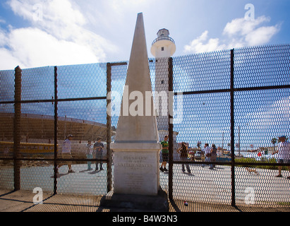 Una vista della gazzetta US/confine messicano al campo di confine del parco statale nella California Meridionale. Foto Stock