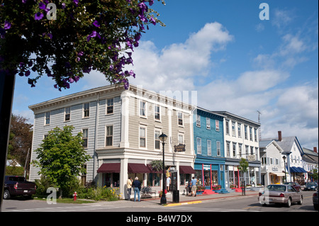 Water Street in St Andrews New Brunswick canada Foto Stock