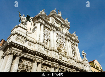 La Chiesa di Santa Maria del Giglio a Venezia Foto Stock