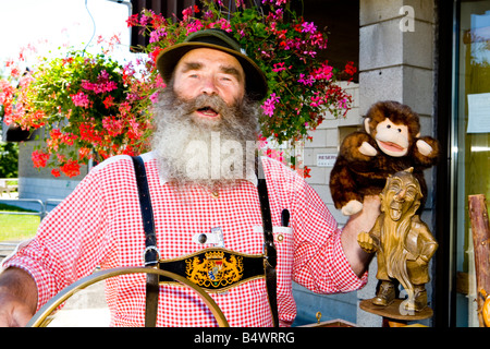 Il tedesco Street Organ Player, German Festival di Toronto, in Ontario, Canada Foto Stock