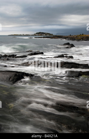 Buio serale, Isle of Seil, Argyll, Scotland, Regno Unito Foto Stock