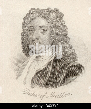 John Churchill, 1st Duca di Marlborough, 1650 - 1722. Inglese generale e statista. Foto Stock